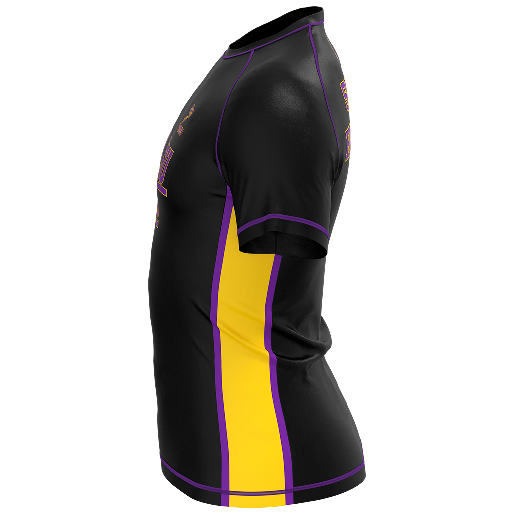 LAKERS 2022 MEN BJJ NO GI JIU JITSU SHORT SLEEVE RASHIE