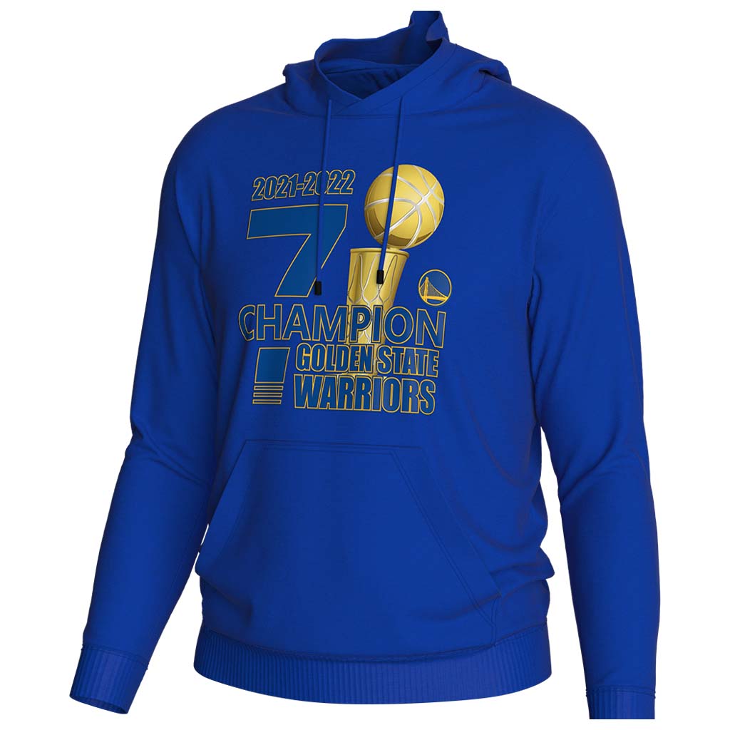 
                BLUE GOLDEN STATE WARRIORS CUSTOM SUBLIMATED HOODIE