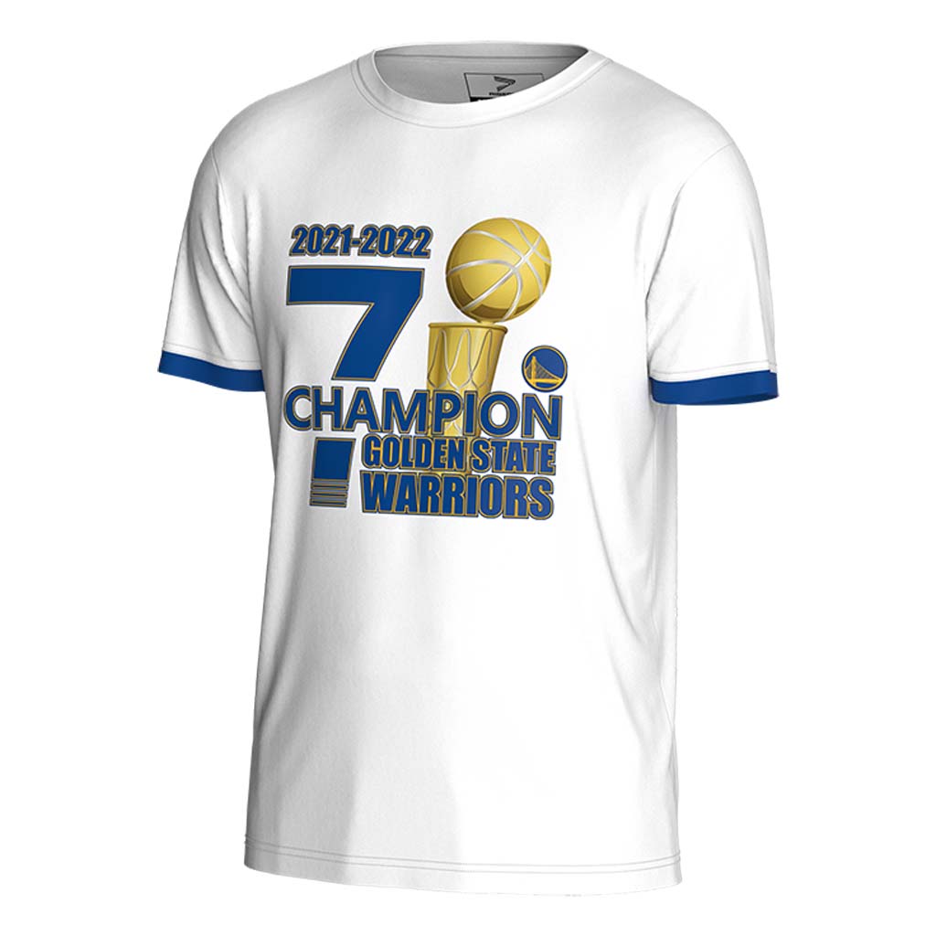 
                WHITE 2022 WARRIORS CHAMPS CURRY T SHIRTS JERSEY