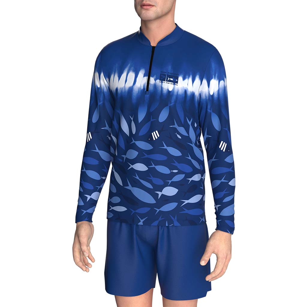 upf 50 sun shirt zipper pockets polo fishing shirts custom logo