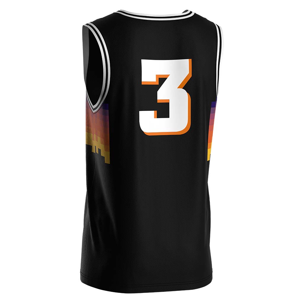 
                blue and black color designer new sublimation basketball jersey uniform design