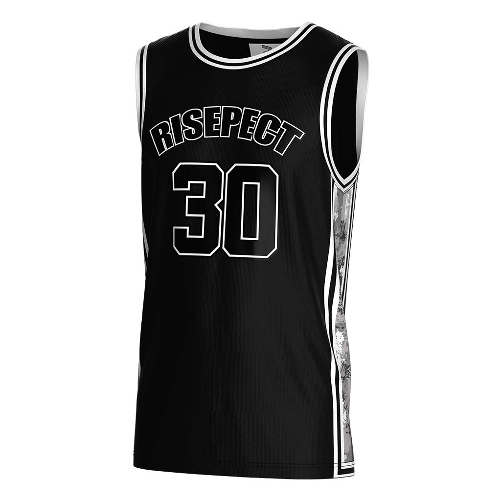 
                Designer black new sublimation best latest design custom logo reversible basketball uniform jersey