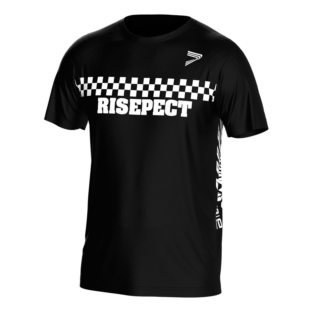 
                Motorcycle Shirts Risepect Wing Black
