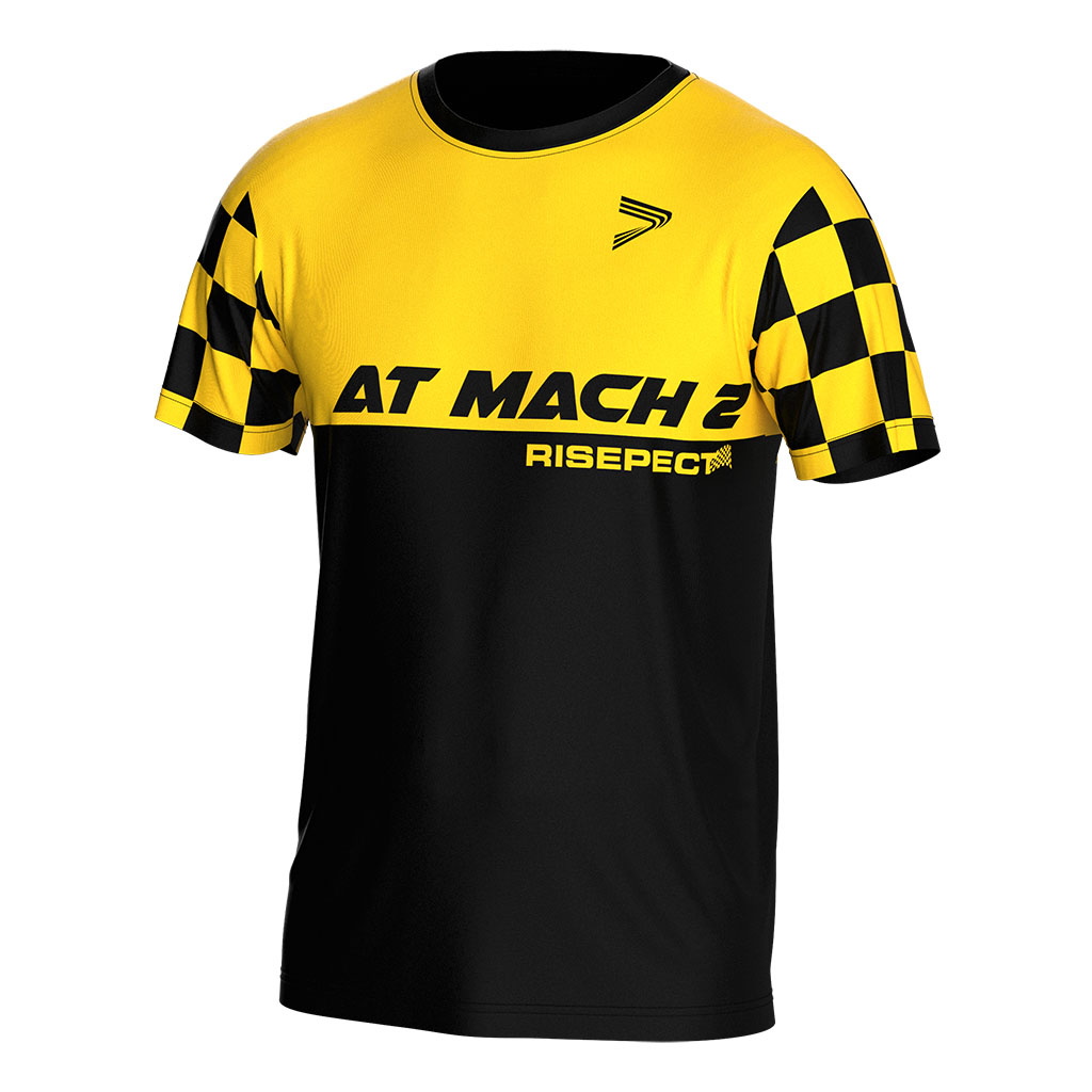 
                Motorcycle Shirts Risepect Yellow Plaid Sleeves