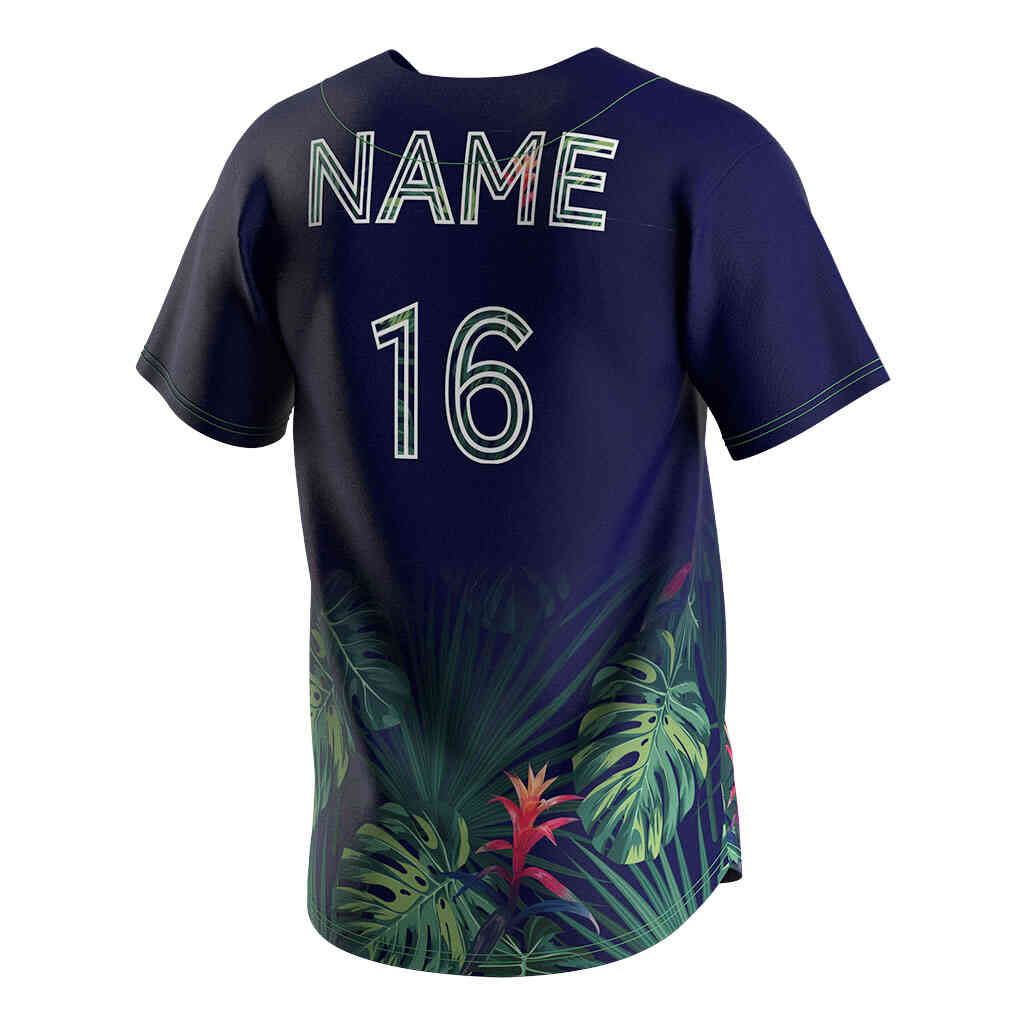 
                custom leaf baseball jersey