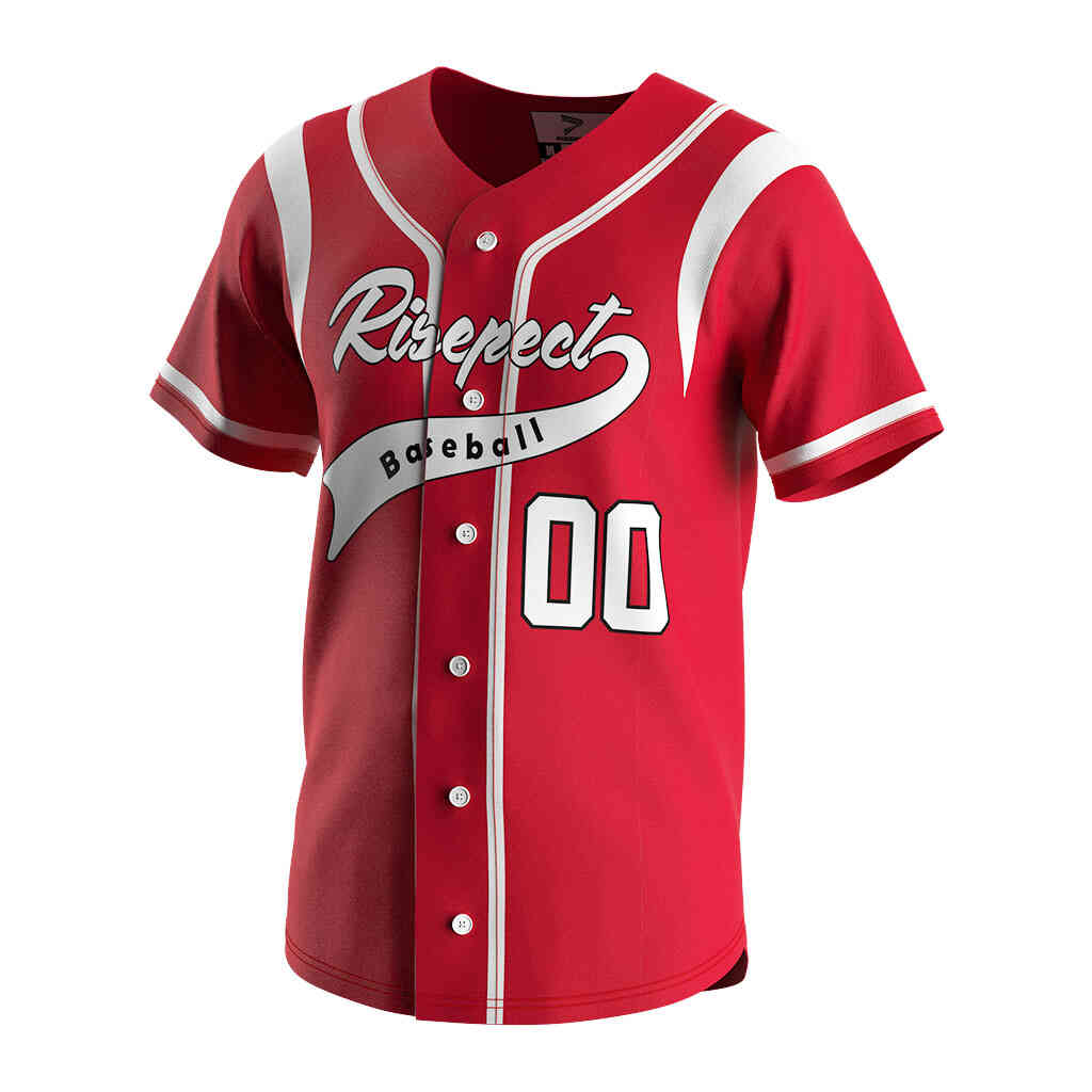 
                Custom Red baseball jersey
