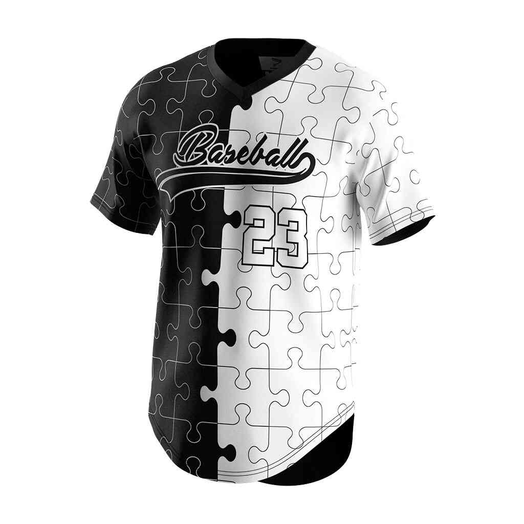 
                Uniforms For Women Polyester Jerseys Womens black and white Baseball Shirts