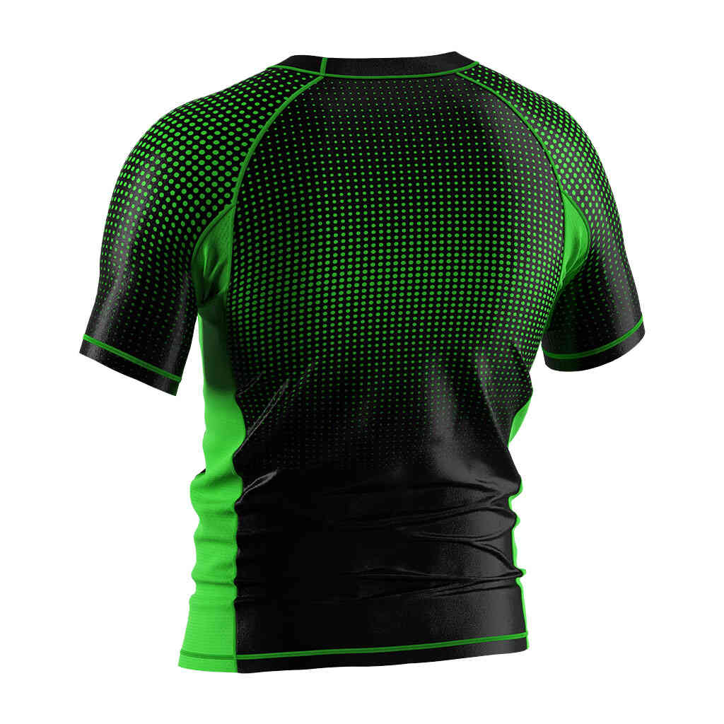 
                compression shirts men fitness quick dry custom rash guard tshirt half sleeve rashguard 