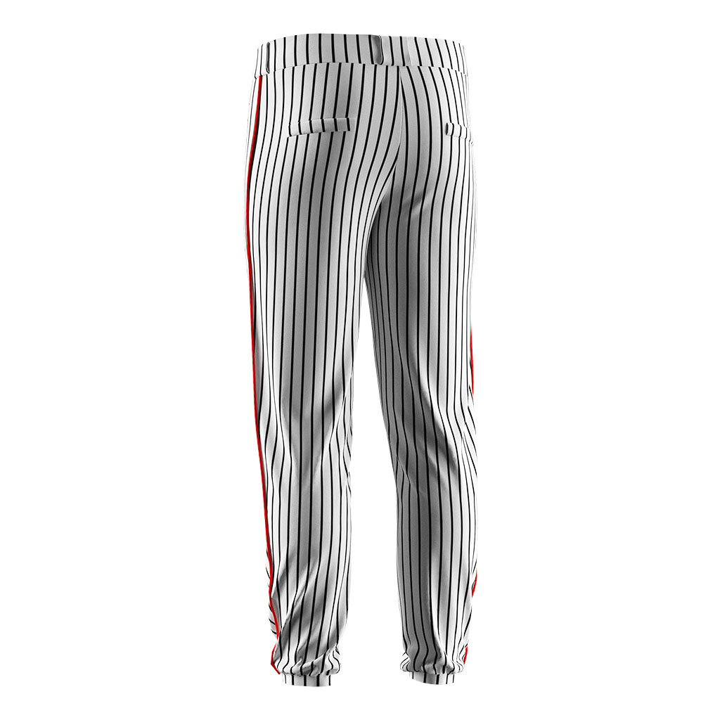 
                Cropped Trousers Stripe Pants Baseball Youth Wear Baseball Pants Men