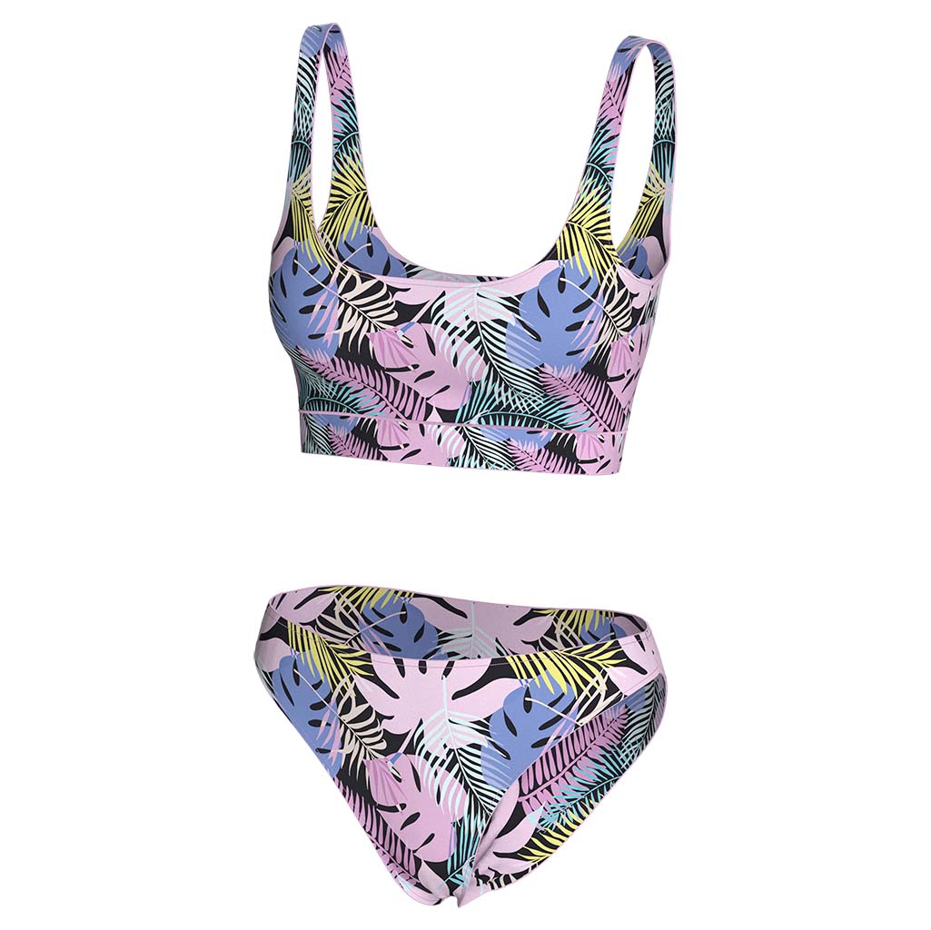 
                Swimwear lavender micro triangle bottom purple thong bikini sets