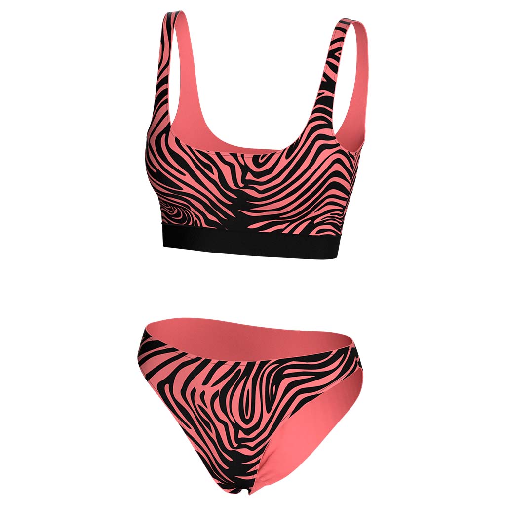 
                Pink bikini lingerie suit swimwear pink leopard 2020 bikini pink
