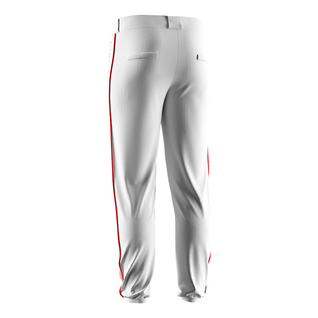 
                Cropped Trousers 5Xl Team Wear White Baseball Pants 