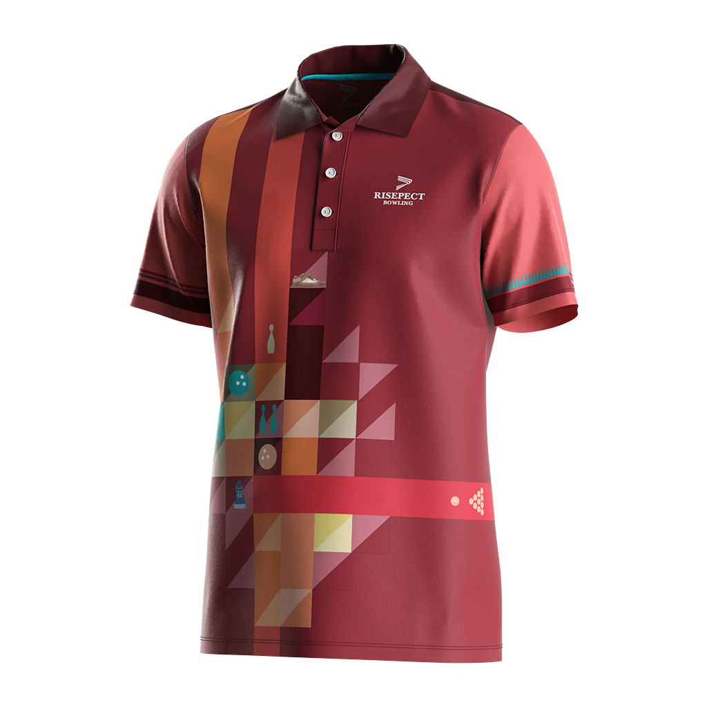 
                Tshirt Top Quality Customized Bowling Shirts Polo T Shirt For Men