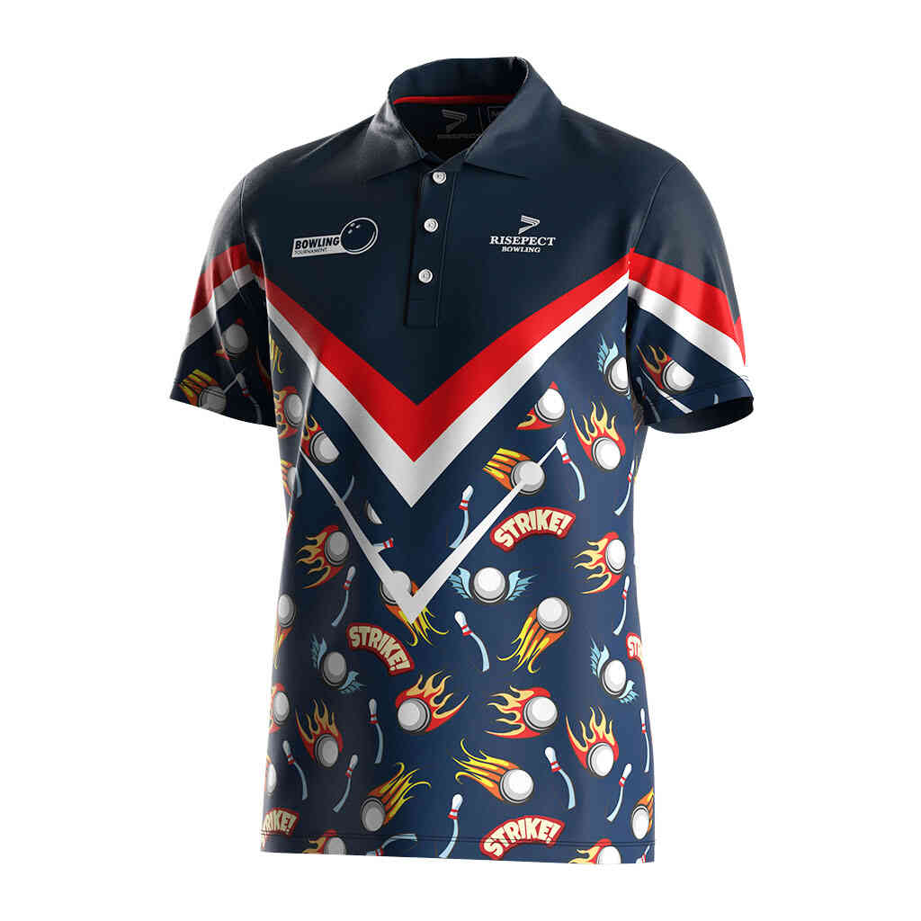
                Office Uniform Design Designer Polo Tshirts Vintage Bowling Shirt