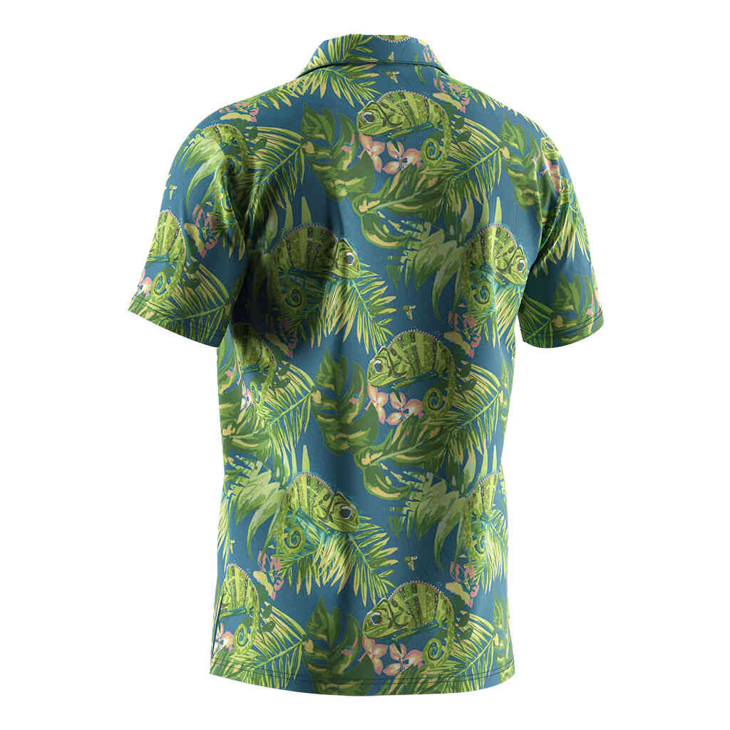
                T Beach Wear Tops Men Custom Printed Hawaiian Button Up Shirt