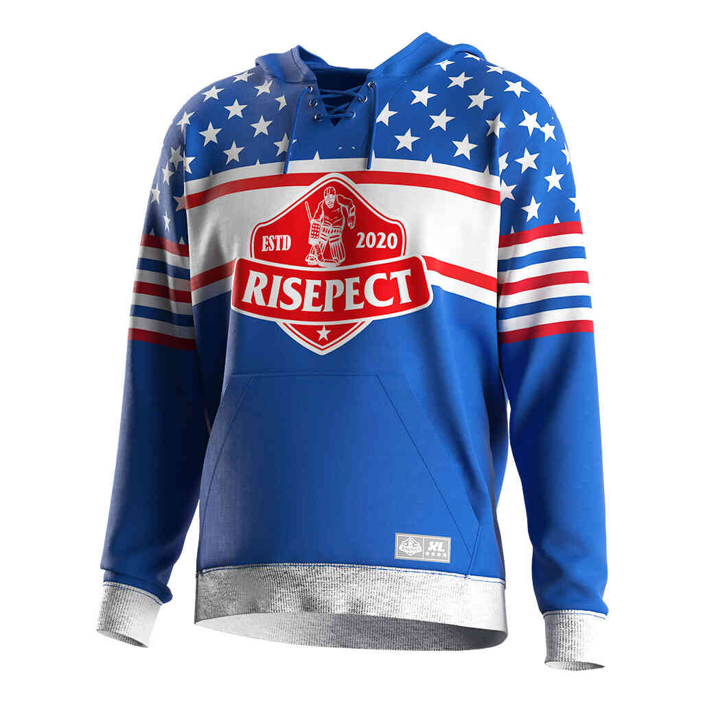 
                Ice Sublimated Uniforms Vintage Wholesale Blank Hockey Jersey Hoodie