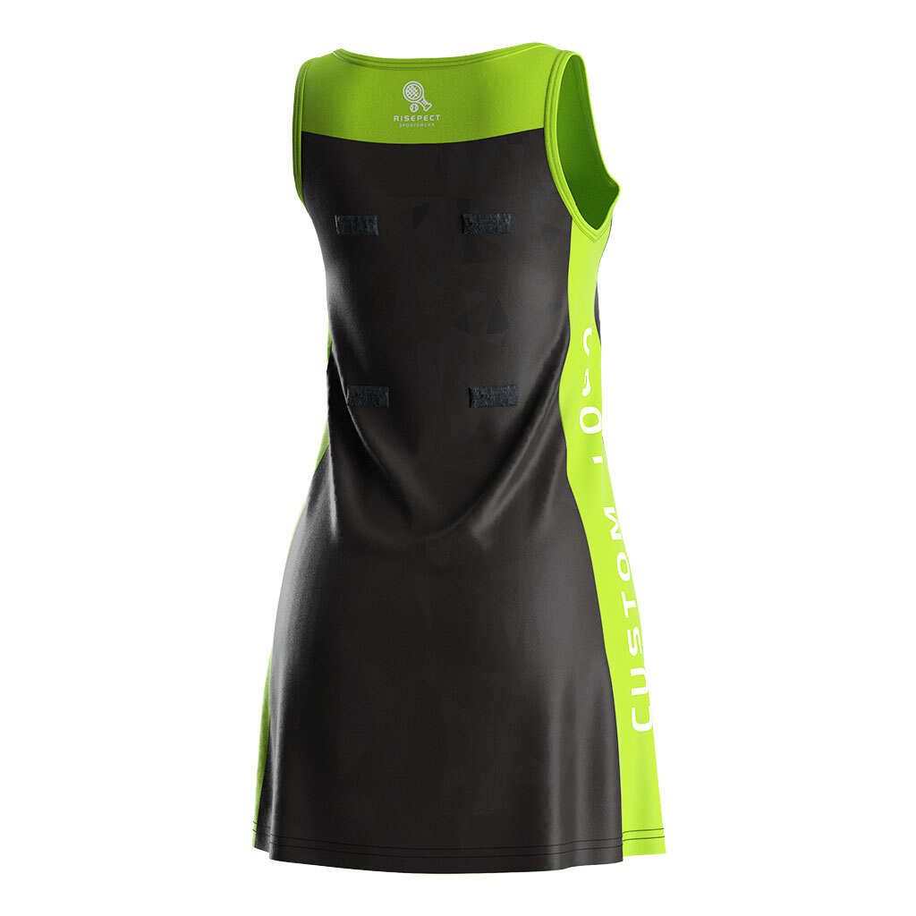Tennis Dress Black Netball Uniforms Light Green Female Tennis Dress Black Netball Uniforms Light Green Female