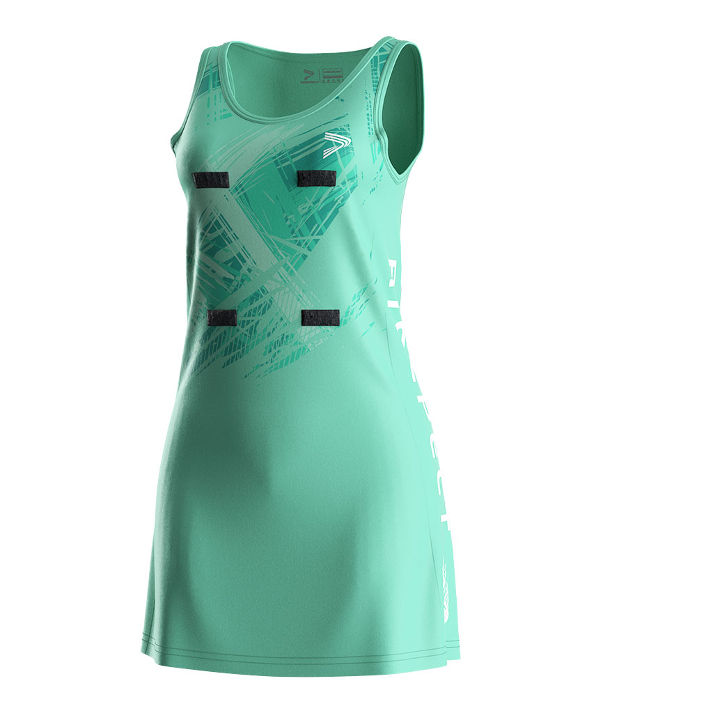 
                Women Tennis Skirt And Top Personalised Kits Fo Green Netball Uniforms Dress