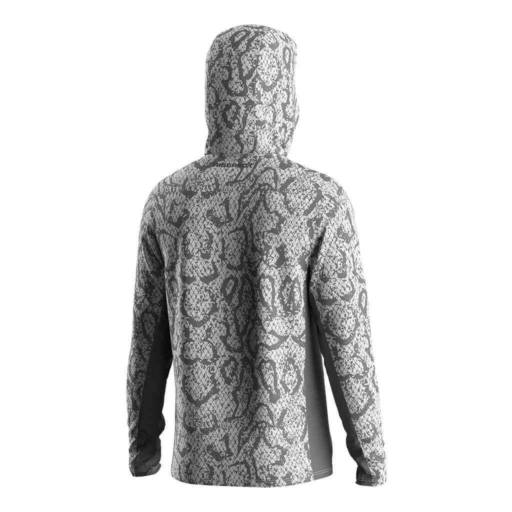 
                Fish Net Shirt Performance Shirts Long Sleeve Midweight Hoodie With Facemask Fishing