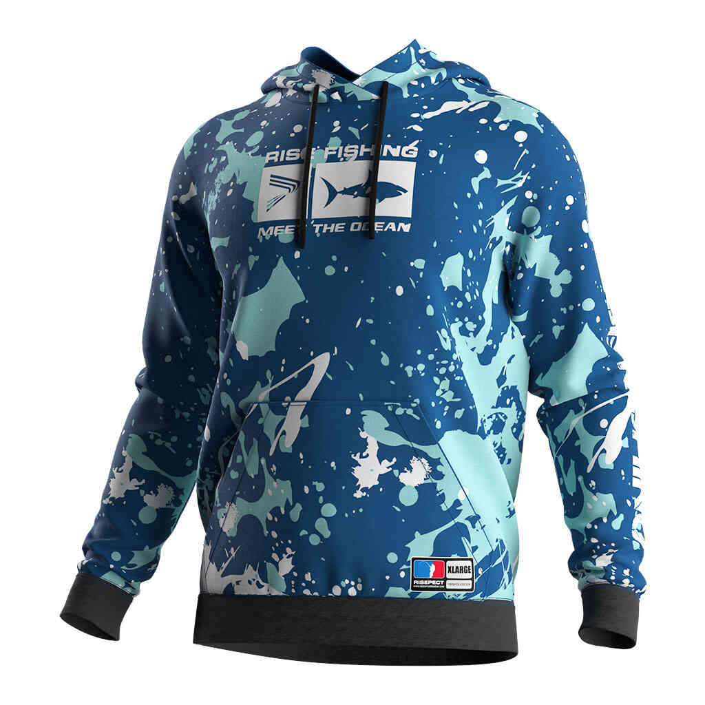 Digital Camo Sublimation Polyester Shirts With Hood Fishing Jersey