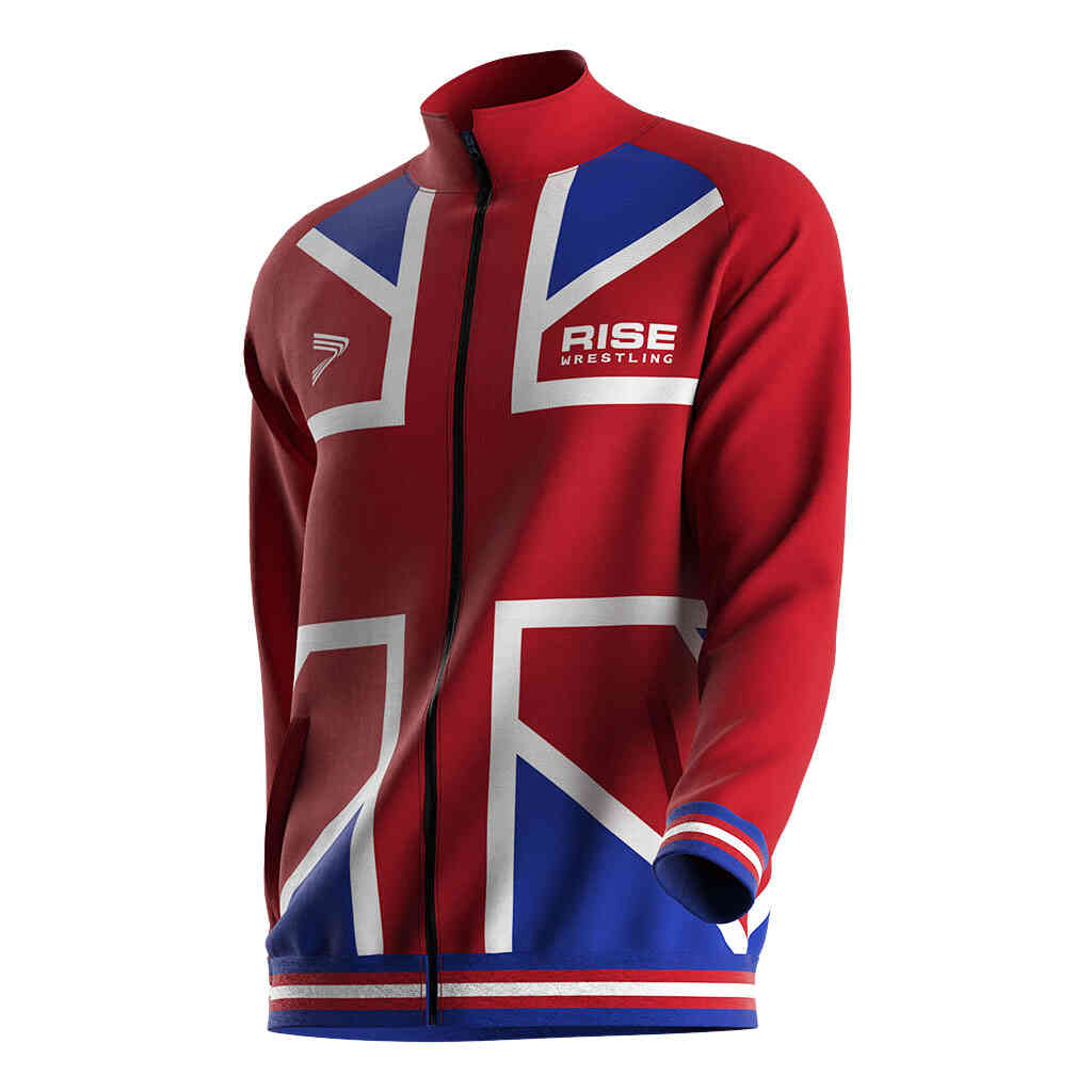 
                Sublimation sport custom logo zip up sweat jacket with zipper