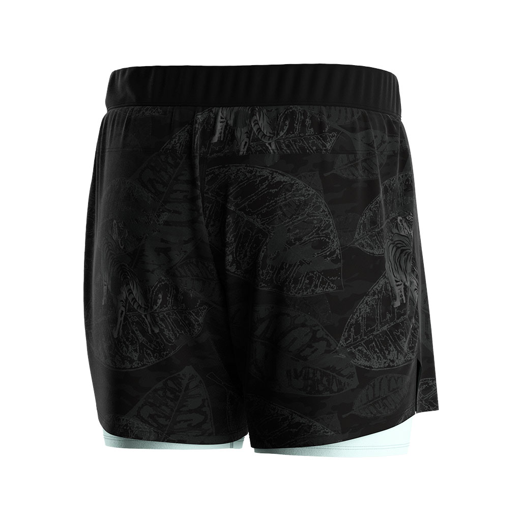 
                Lined Athletic Sports Mesh Double-Deck Training 2 In 1 Running Gym Short Pants Men Jogger Shorts