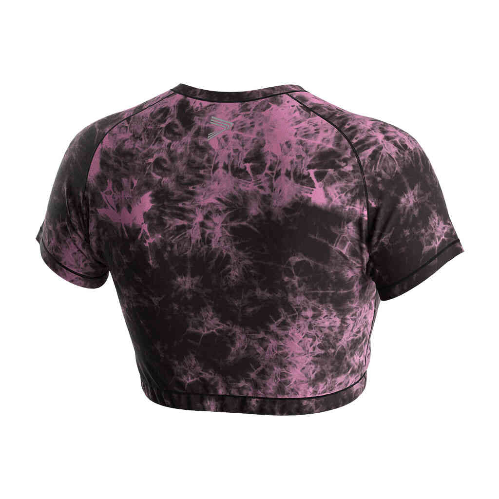 
                Half Shirt Collar Short Sleeve Blanks Women Fitness Tank Crop Top For Gym Active Wear