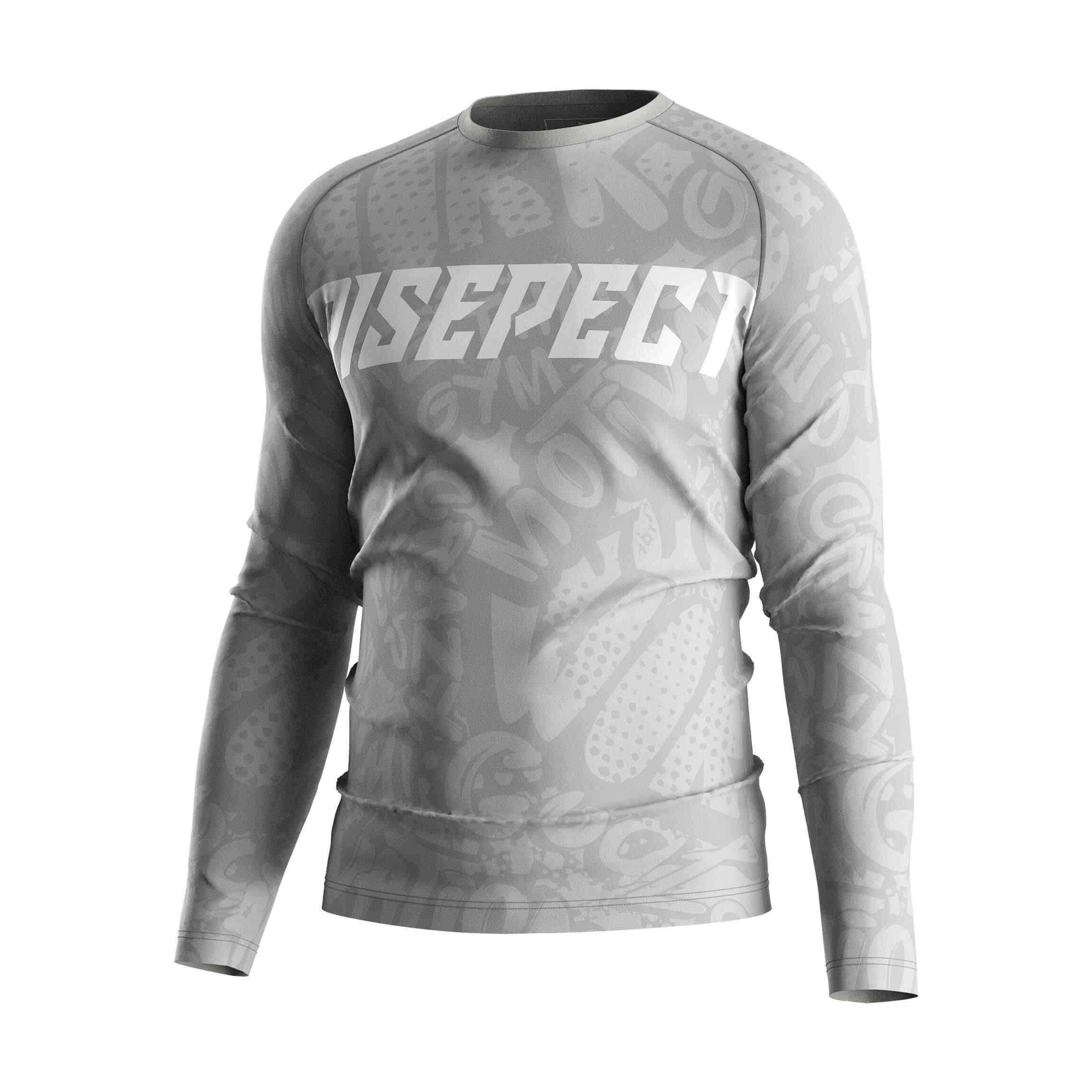 
                Custom Logo Gym Polyester Sport Wear T Shirt Long Sleeve Activewear Men