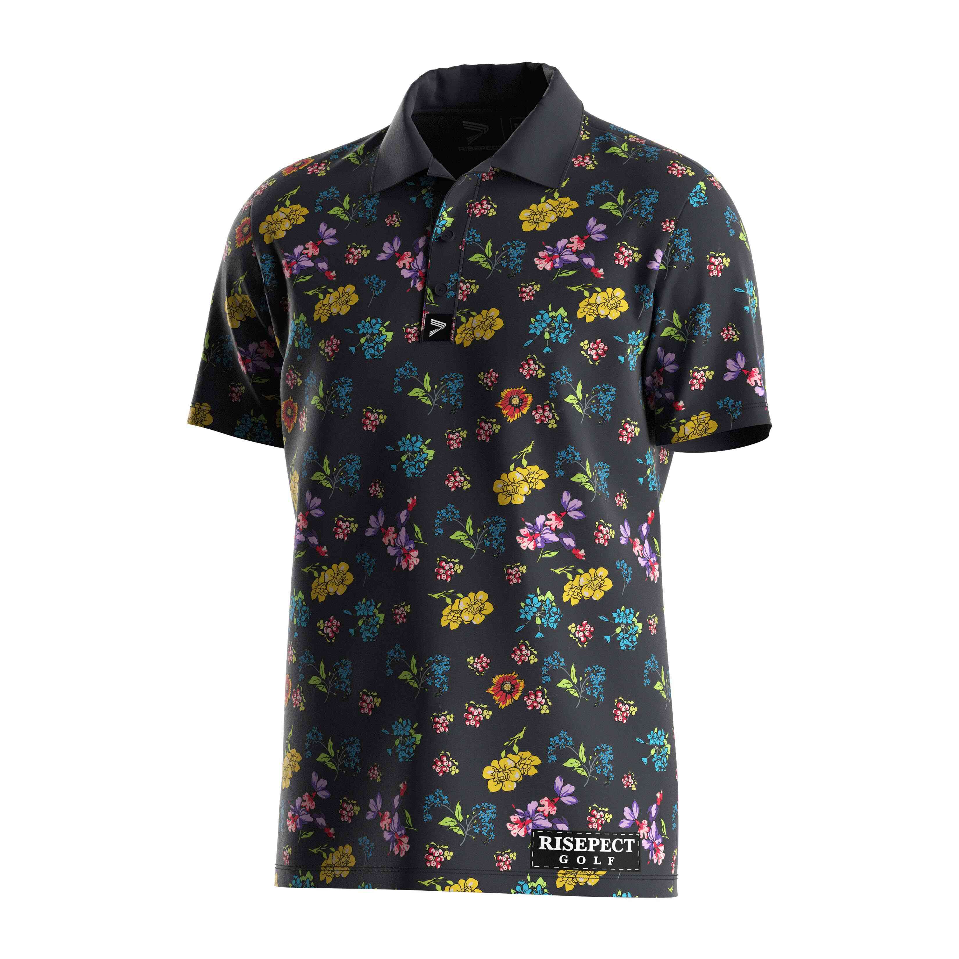 
                Men New Design Shirts 2 Button Custom Logo Golf Performance Polo Shirt