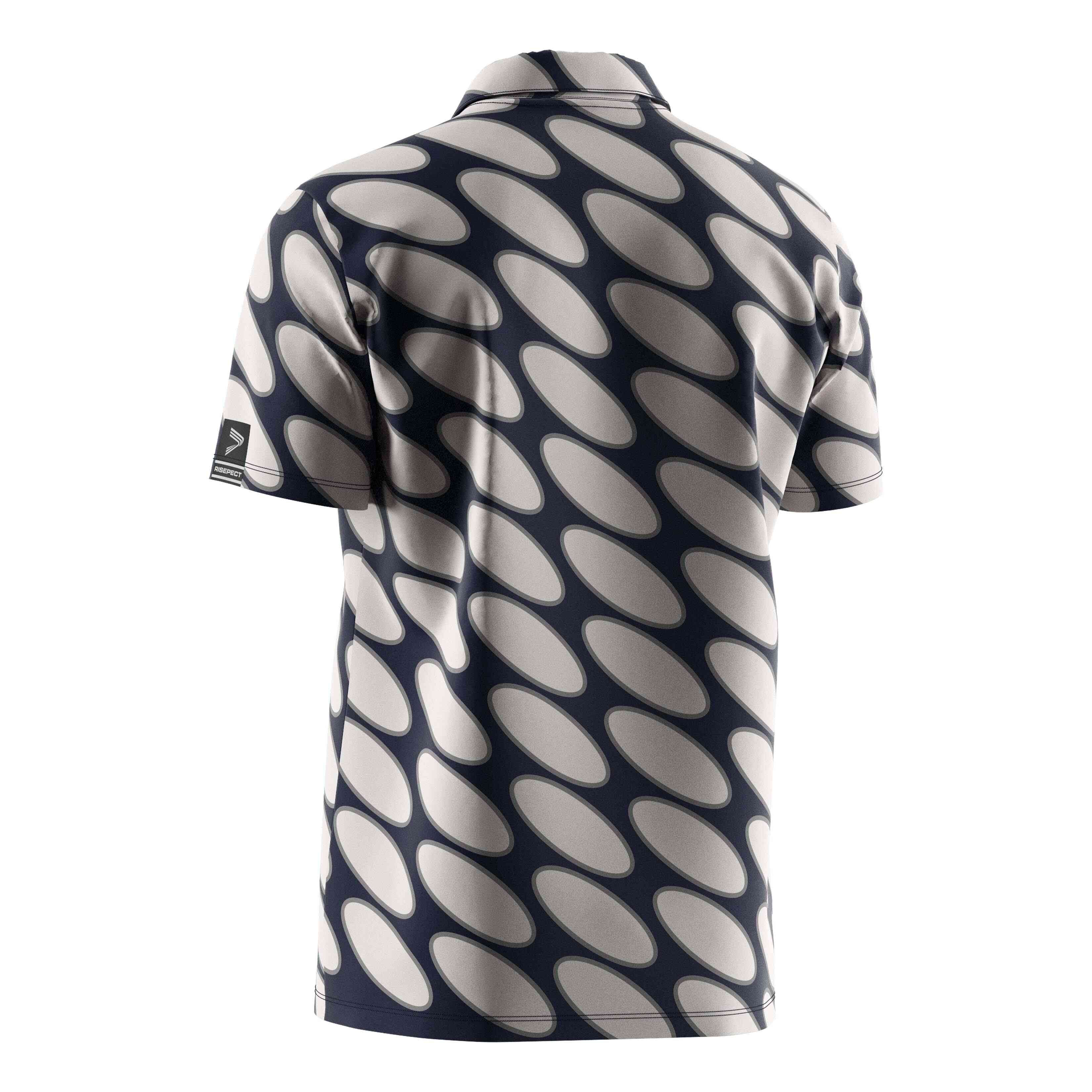 
                Mens Button Down Collar 3D Printed Golf Shirts Us Polo T Shirt For Men