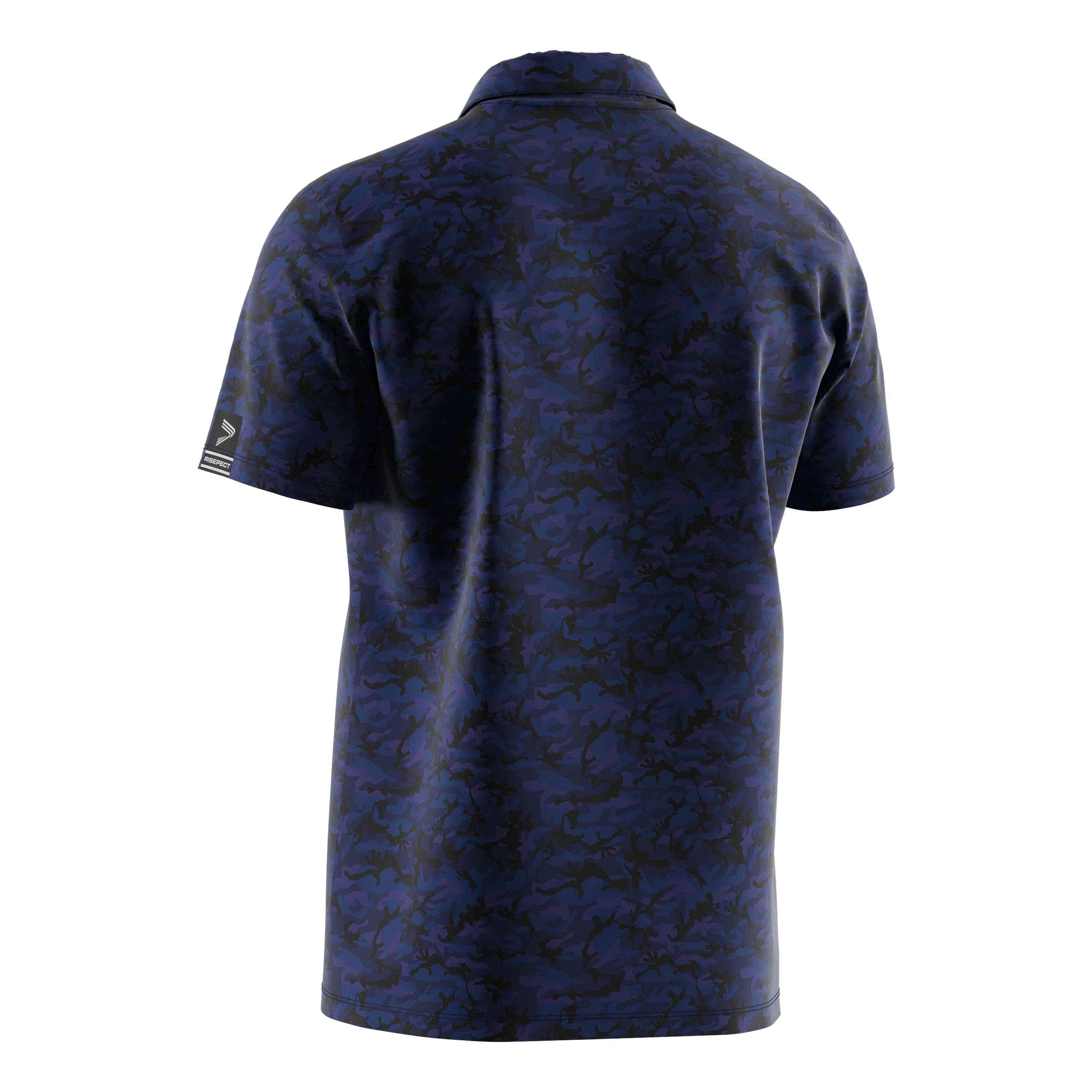 
                Black Custom Golf Shirts Knitted Polo Shirt For Men Button