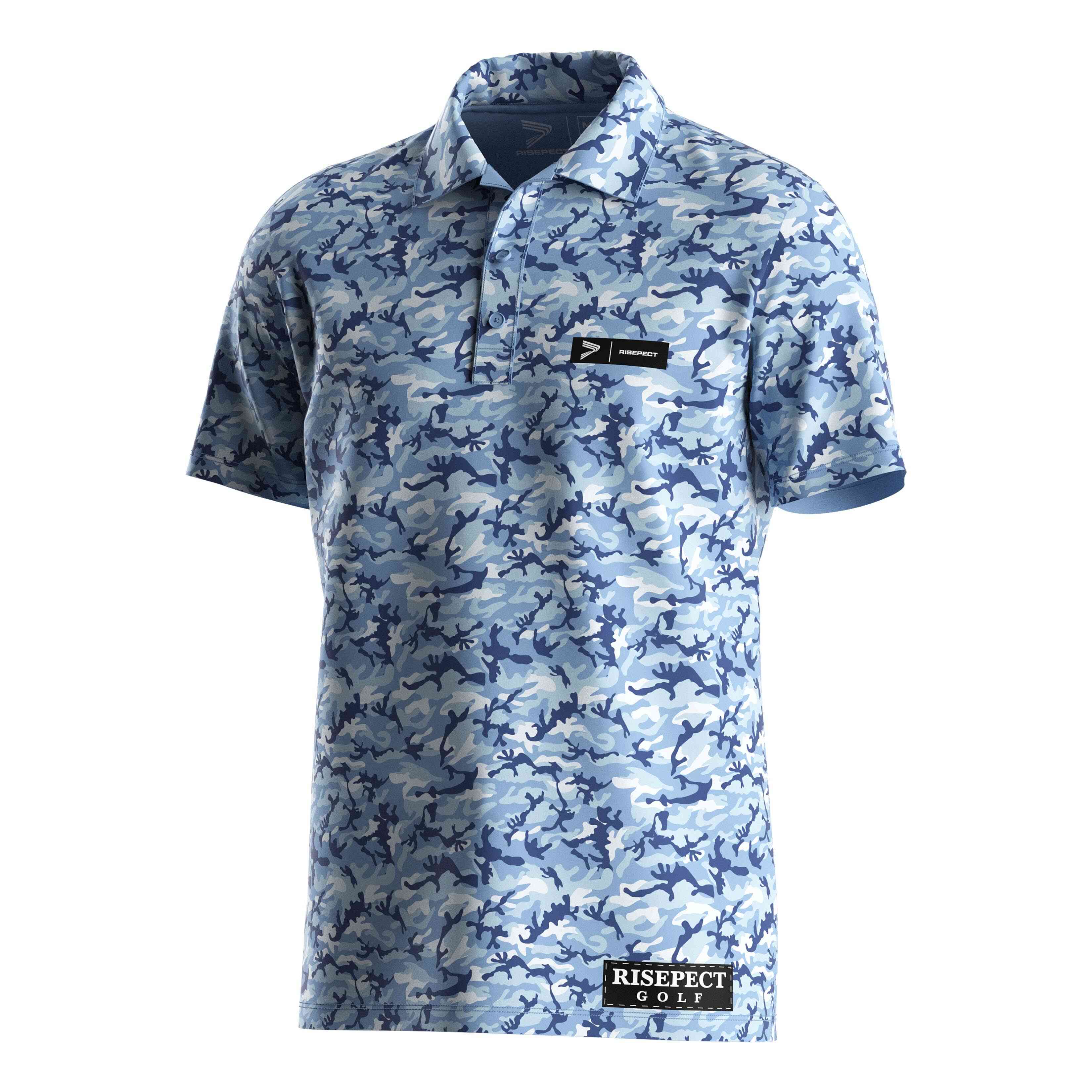 
                Boys Shirts 3/4 Collar Buttonup Golf Polo Shirt Dry Fit Slim