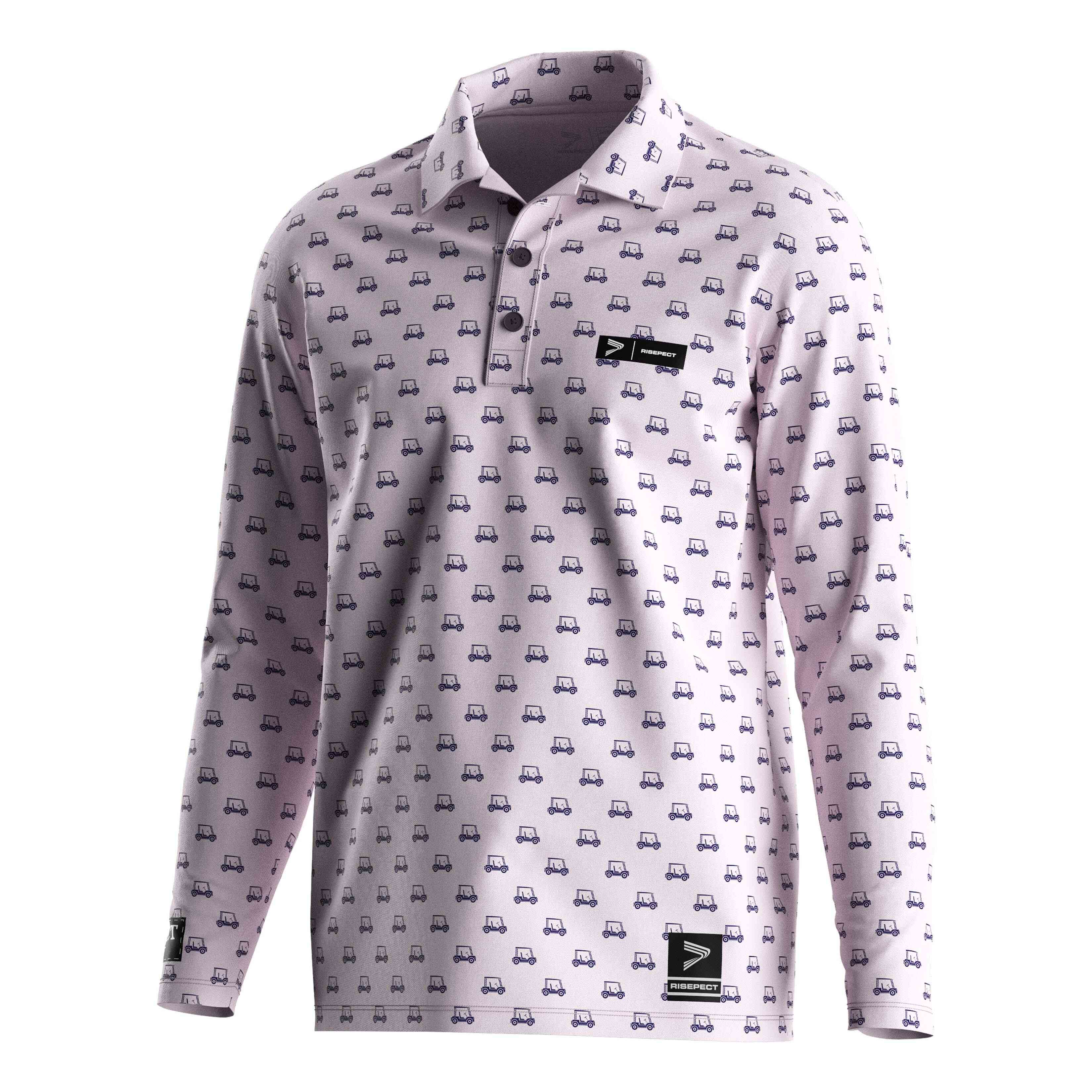 
                Ladies Long Sleeve Shirts Polyester And Spandex With Logo New Arrival Golf Polo Shirt Full Sleev Button