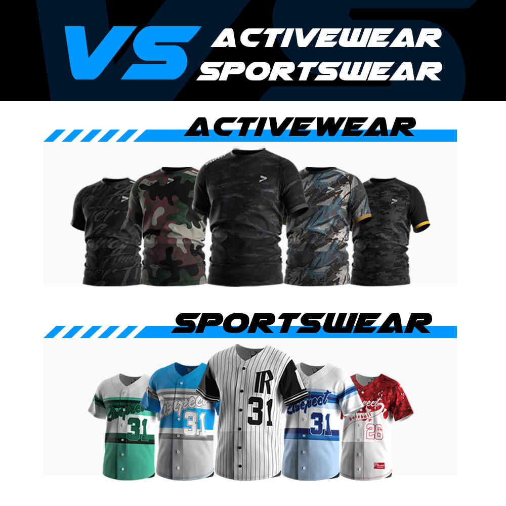 
                What is the difference between activewear and sportswear