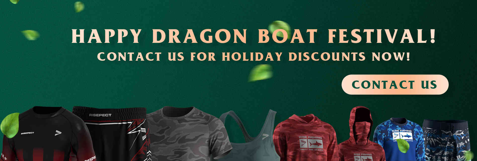 Rise sportswear wishing everyone happy Dragon Boat Festival, and good health to everyone!