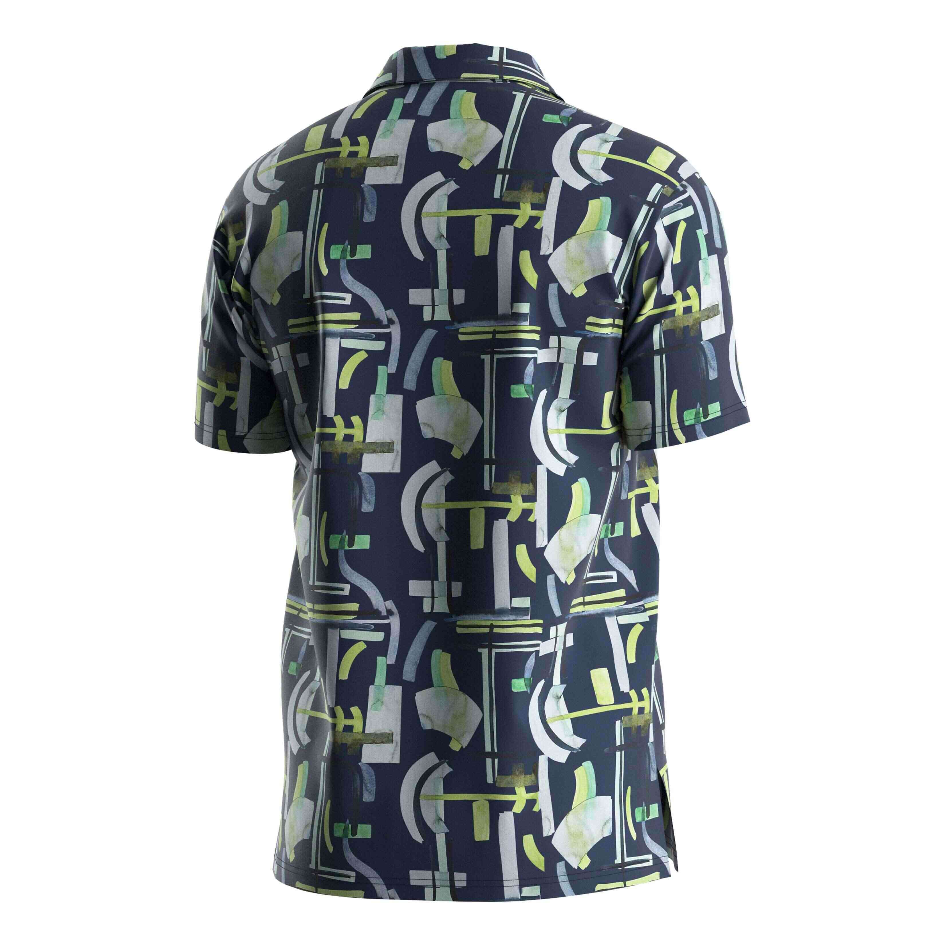 
                RISE custom beach shirts irregular shapes beach wear V Neck short sleeves button up