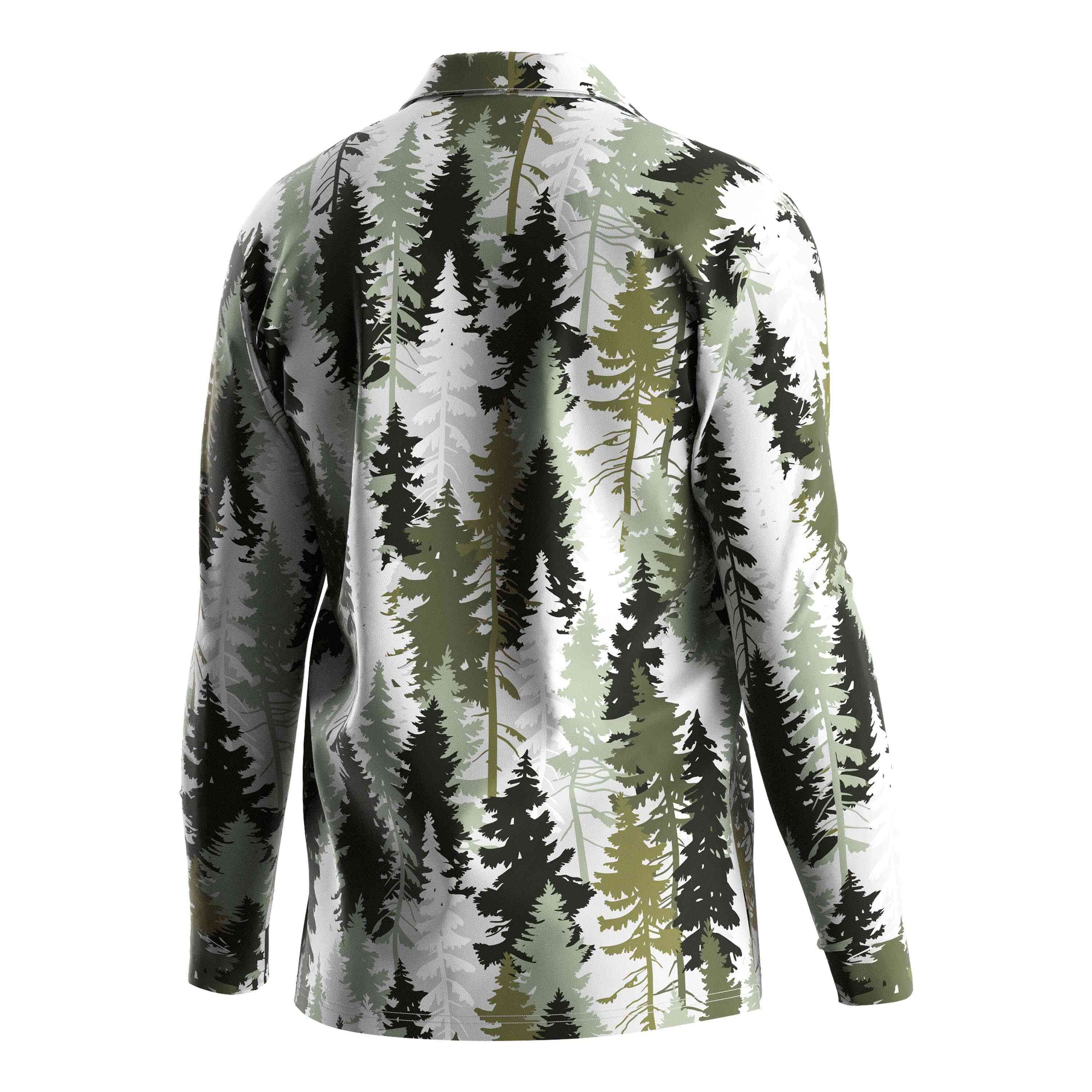 
                RISE sublime Classic Hawaiian shirt Long sleeves beach wear tree print