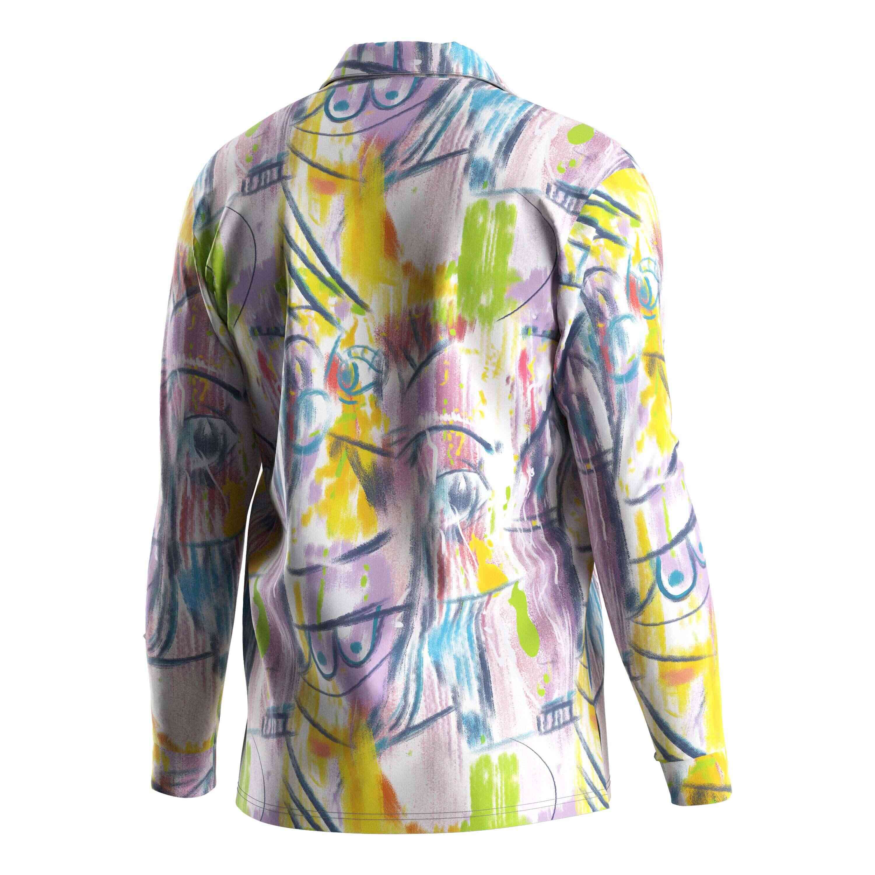 
                RISE sublime fashionable Hawaiian shirt Long sleeves beach wear monsters