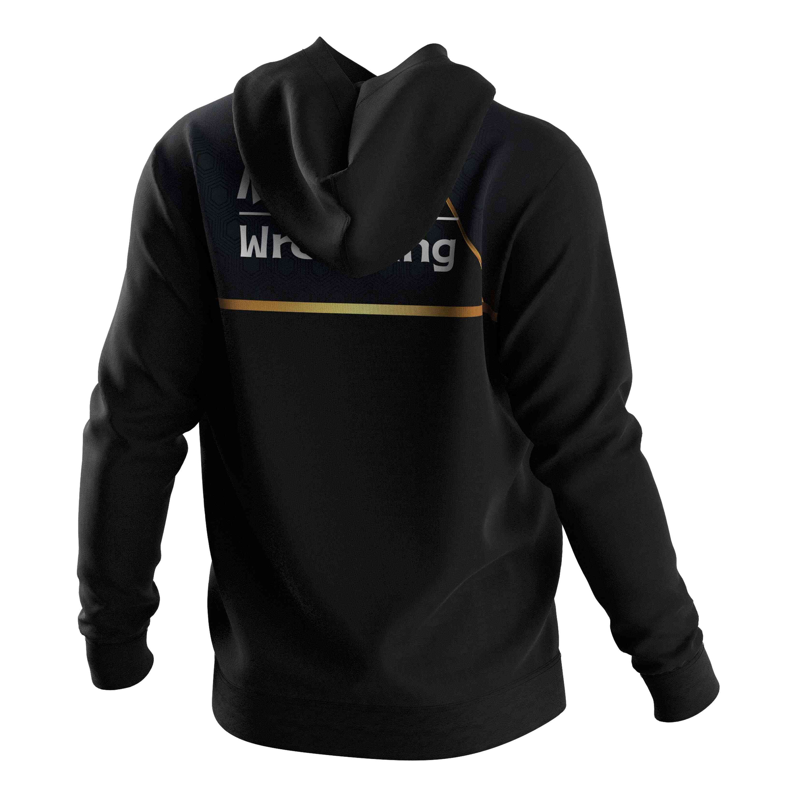 
                RISE black hooded shirt custom new hoodie 2024 brand long sleeves