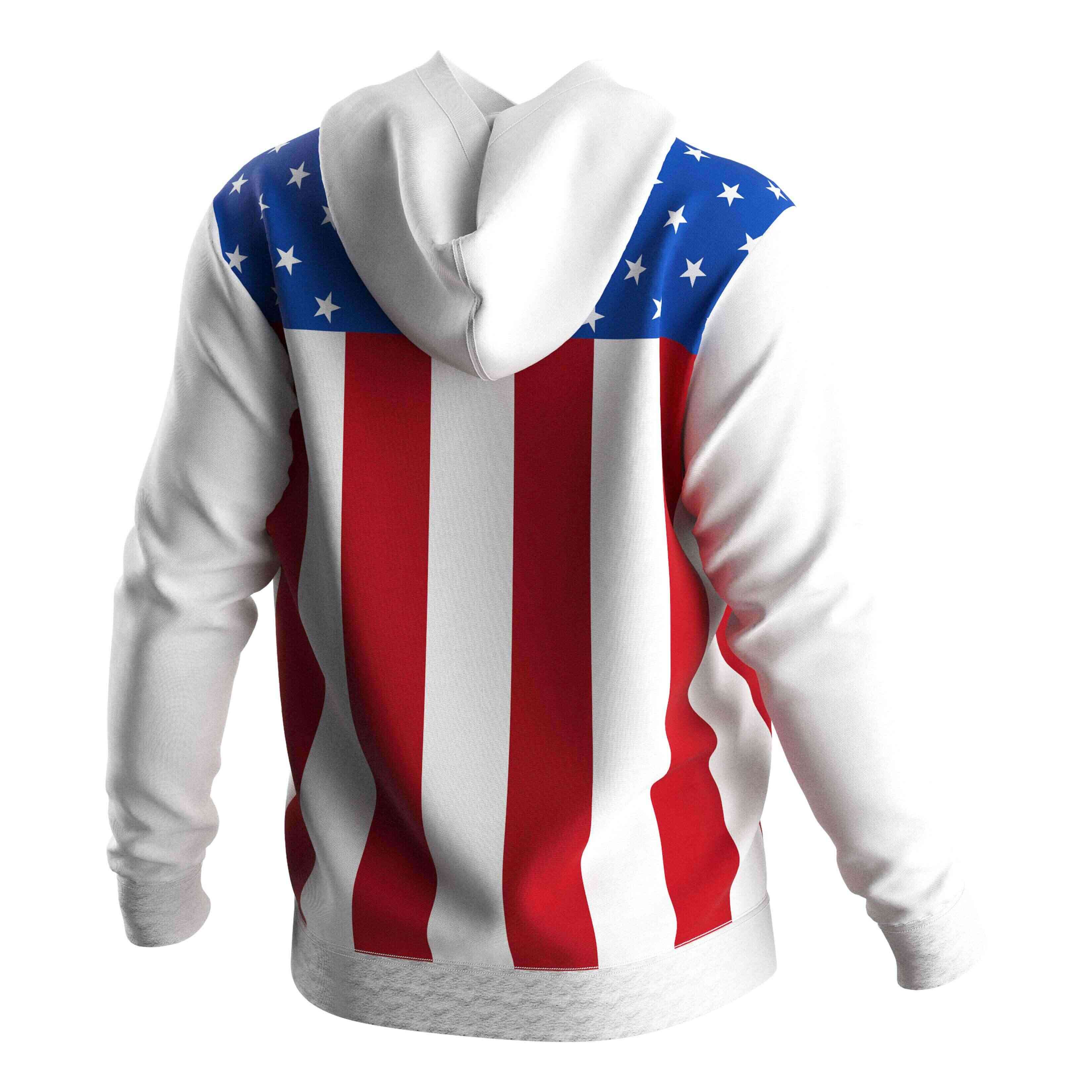 
                RISE white hooded shirts custom new hoodie 2024 brand long sleeves