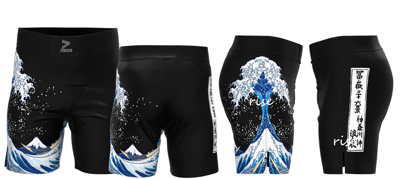 Rise No-Gi Training's Key Advantages-wave jiu jitsu bjj shorts