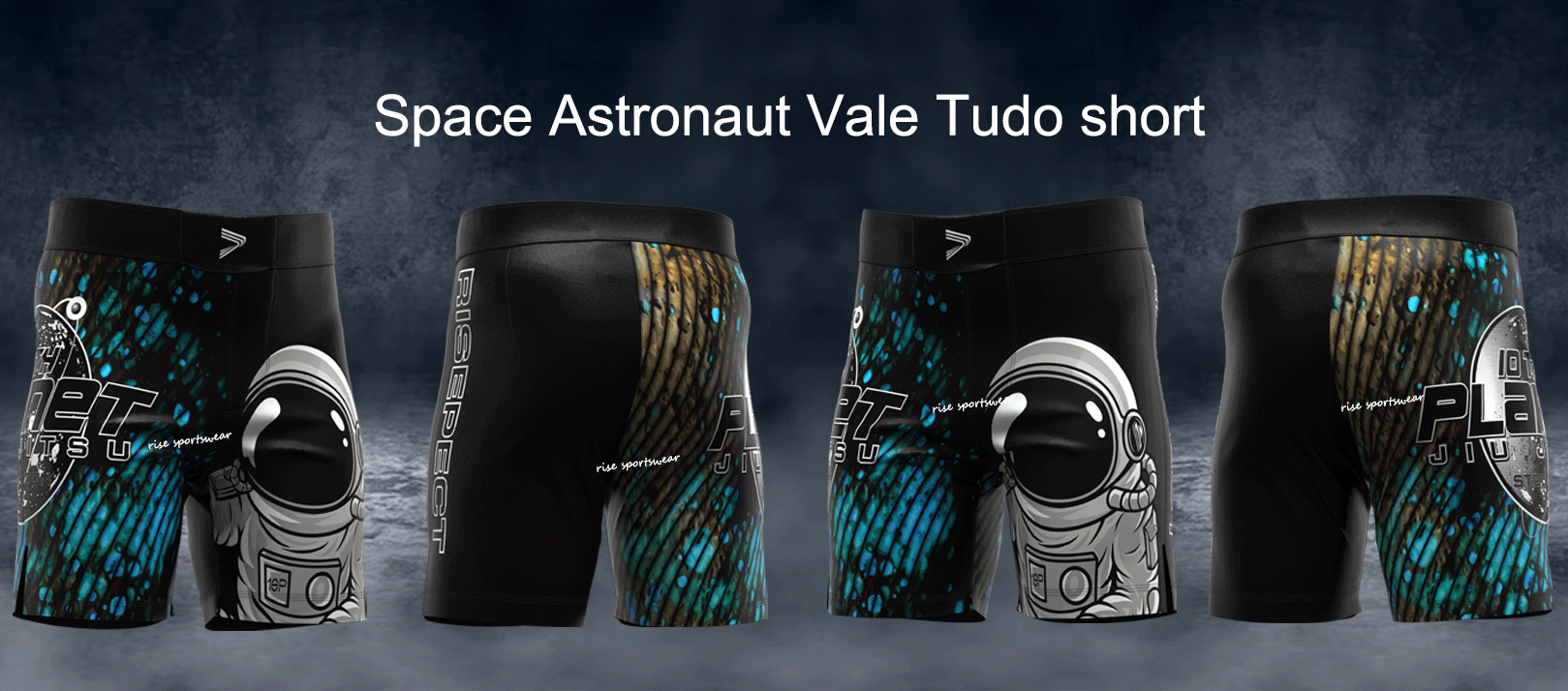 Space Astronaut Vale Tudo short-Same as Venum Elite Shorts-The Ultimate Guide to Vale Tudo Short-What to Wear Underneath and How to Choose the Best Pair