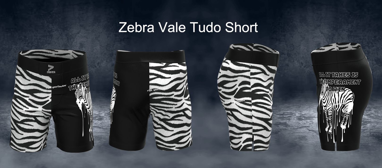 Zebra Vale Tudo short-Same as RDX MMA Shorts-The Ultimate Guide to Vale Tudo Short-What to Wear Underneath and How to Choose the Best Pair