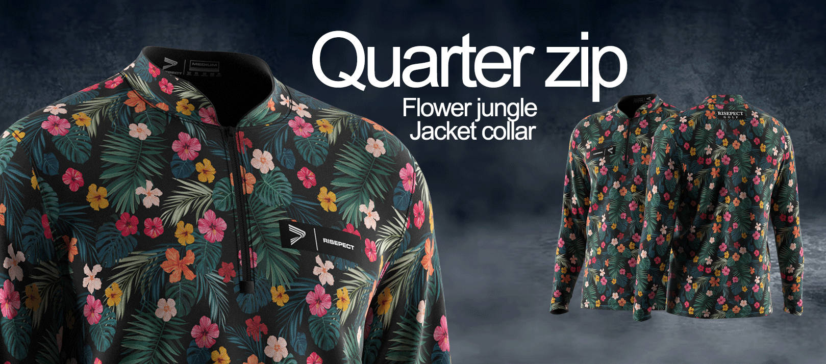 Q-zip wholesale flower jungle jacket collar - what is a q-zip wholesale