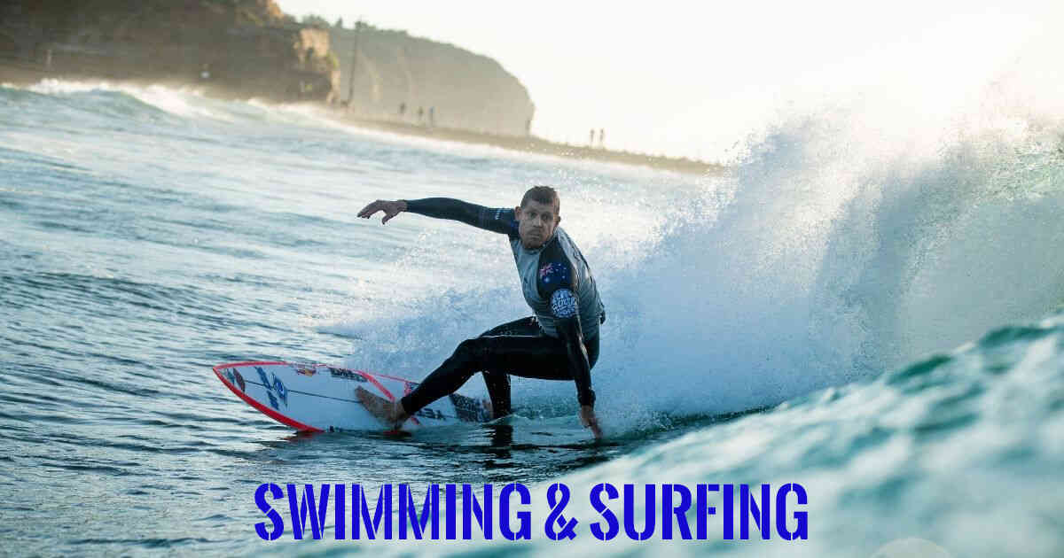 swimming & surfing in ls rash guards