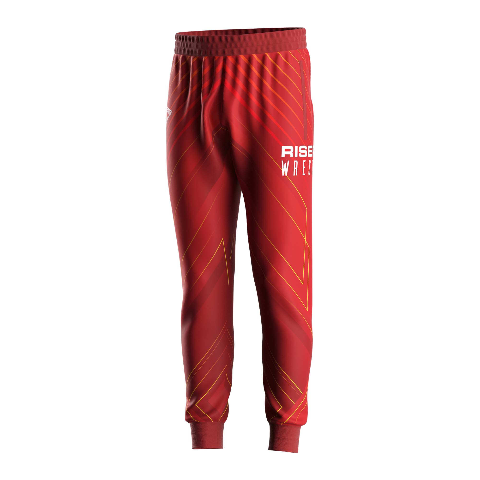 
                Rise athletic jogger pants wholesale patriot red