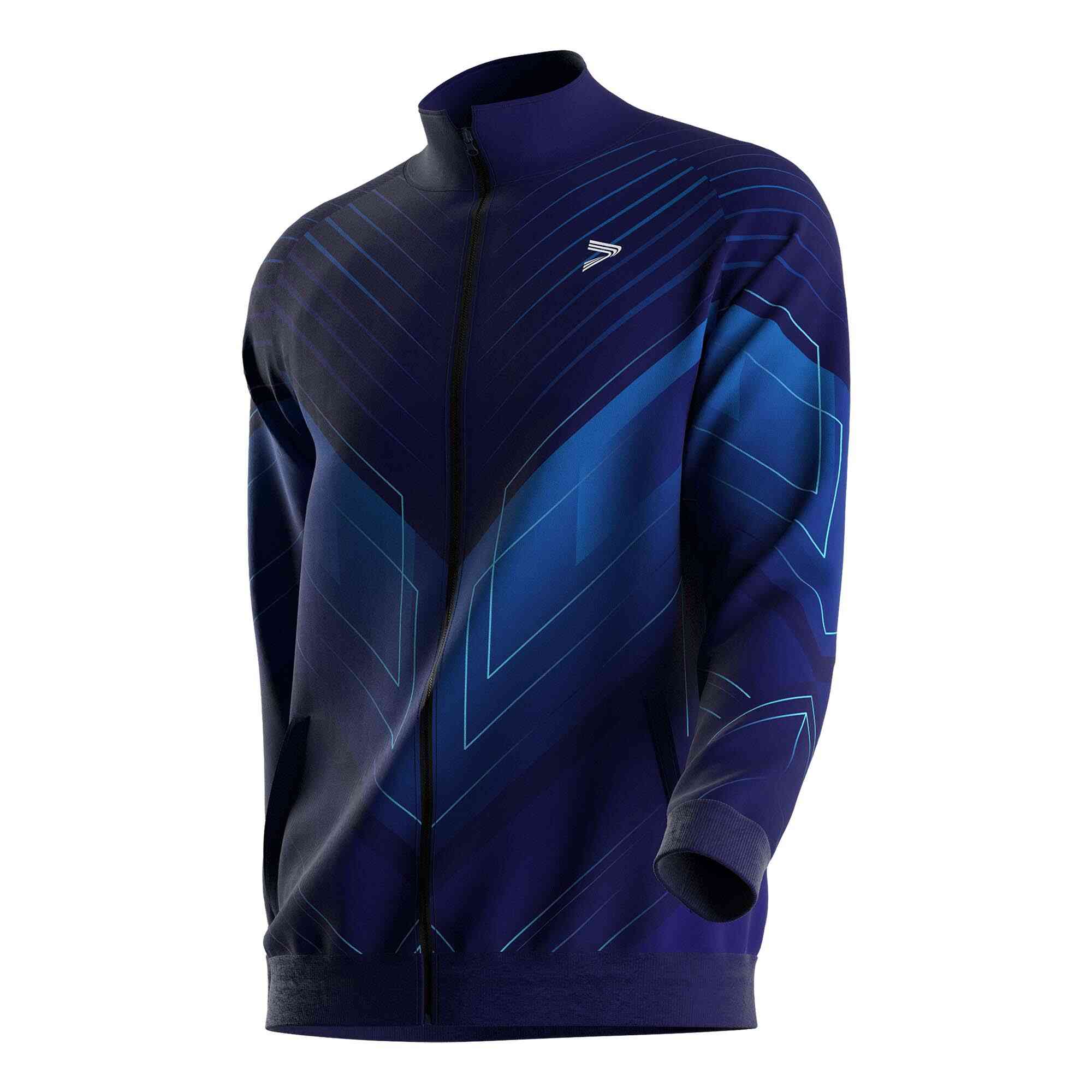 
                Rise athletic zip up jackets wholesale patriot purple and blue