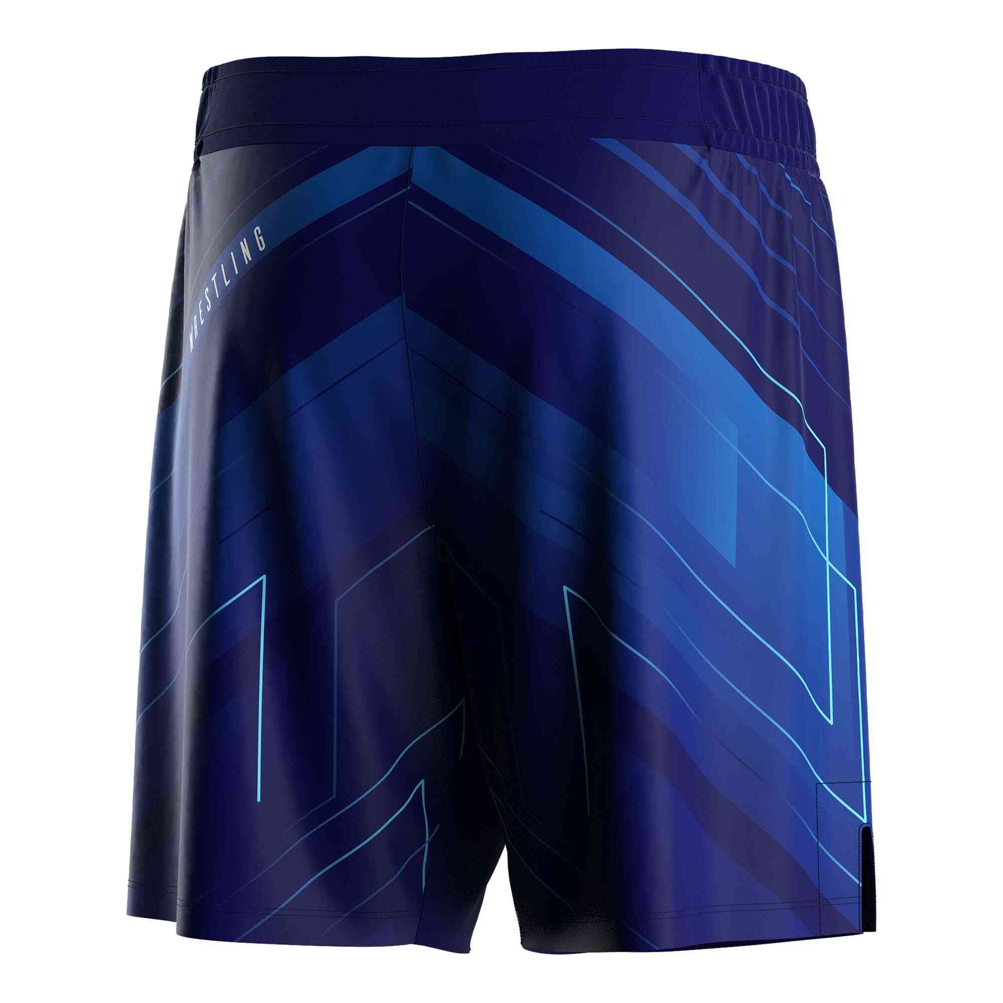 
                Rise wrestling shorts wholesale patriot purple and blue