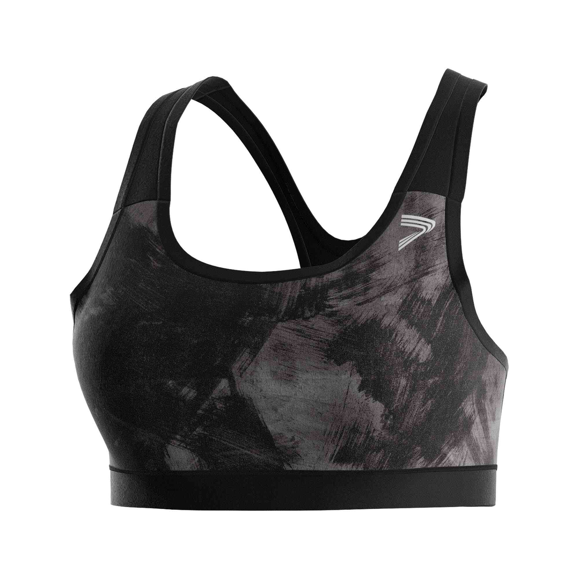 
                Rise athletic black camouflage women bras racer back compression top Risepect