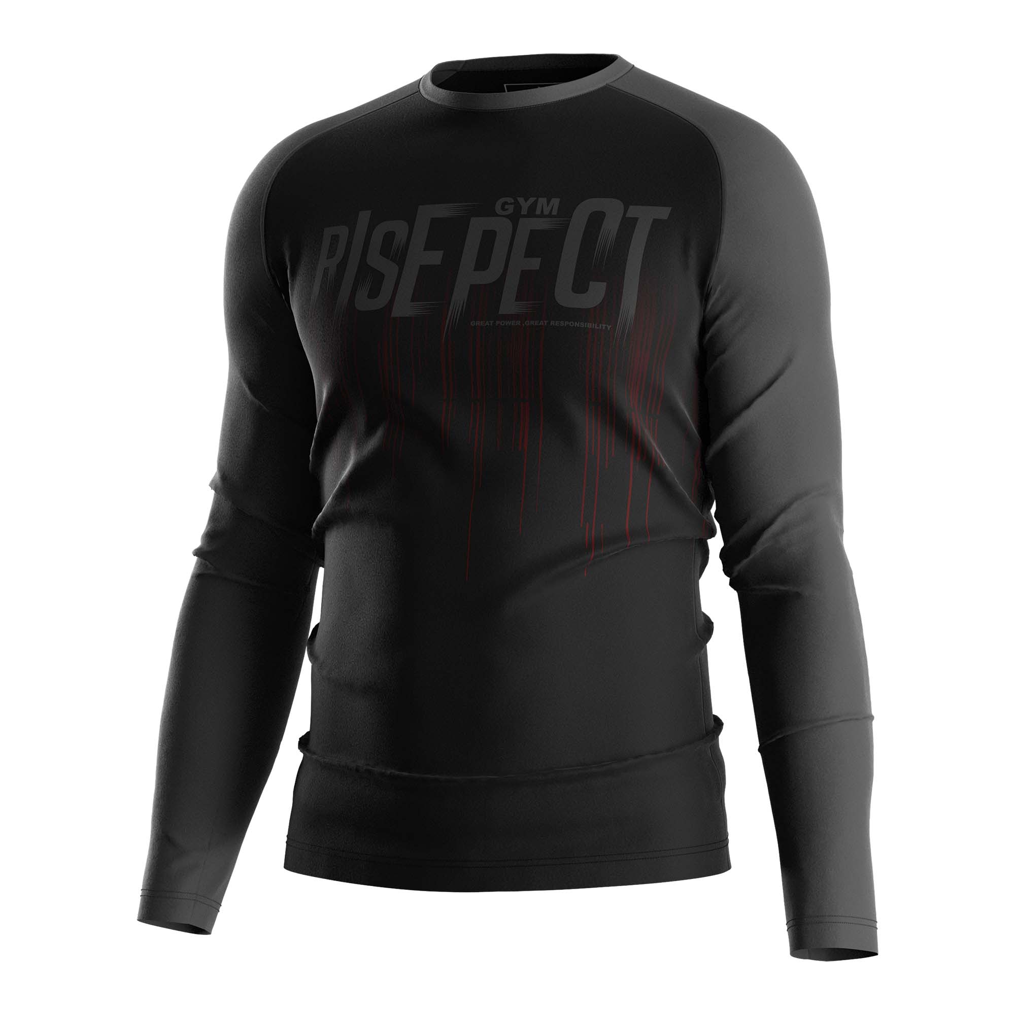 
                Rise athletic black ls compression shirts men double shorts sets wholesale